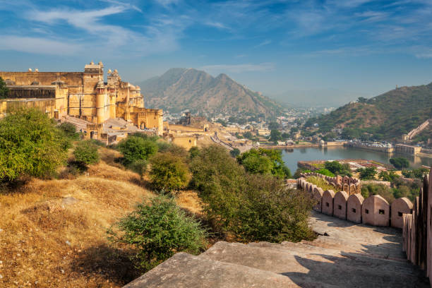 istock Amer aka Amber fort, Rajasthan, India 1128683367