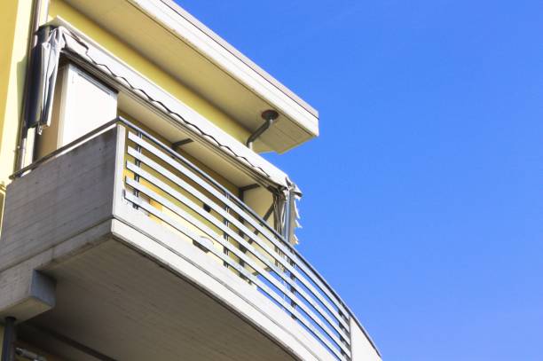 istock Balcony of a building (Pesaro, Italy) 1128689501