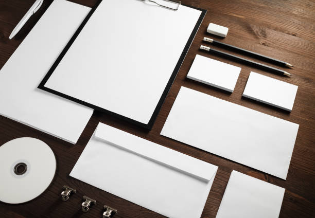 istock Blank business stationery 1128690588