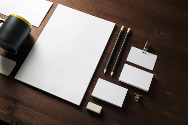 istock Blank branding stationery 1128690592