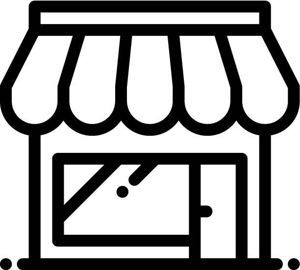 illustrations, cliparts, dessins animés et icônes de boutique - clothing store clothing price supermarket