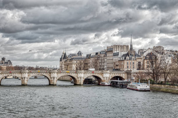 istock Pont Neuf and ile de la Cite in Paris 1128694413