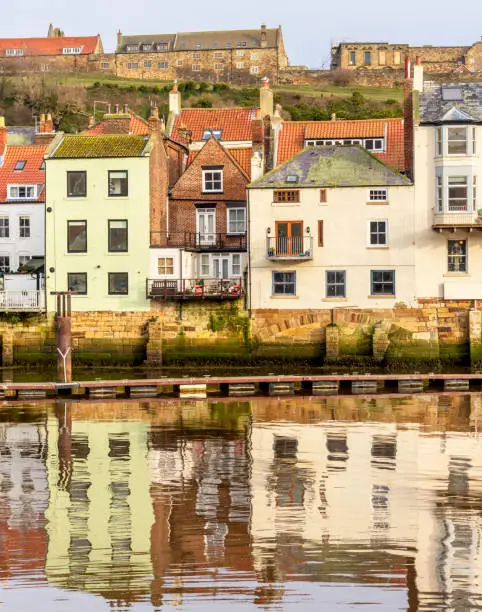 Photo of Reflections in Whitby harbour.