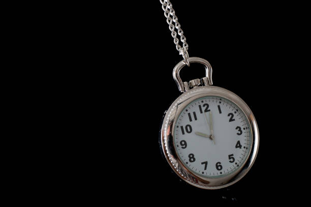 istock Pendant watch with the time 10 o'clock 1128702307