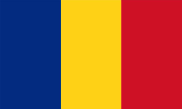 rumänien-flagge - romania stock-grafiken, -clipart, -cartoons und -symbole