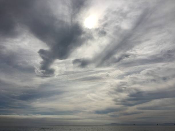 istock Storm clouds above the sea 1128704199