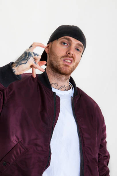 istock portrait of young rapper in the studio 1128706837