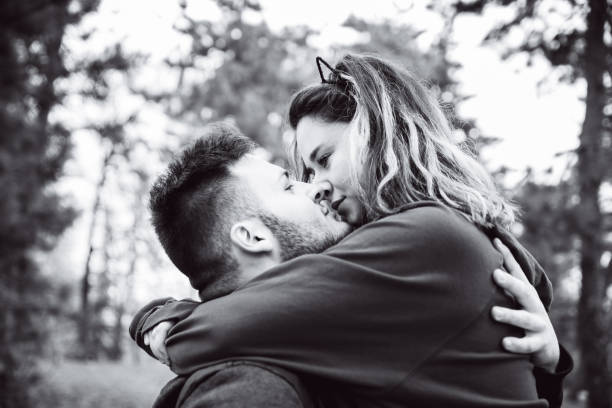istock Young couple in love 1128709427