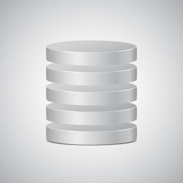 Big database, data storage technology server – stock vector Big database, data storage technology server – stock vector central repository stock illustrations