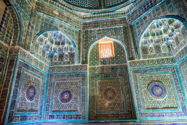istock Shah-I-Zinda Mausoleums in Samarkand, 1128712590