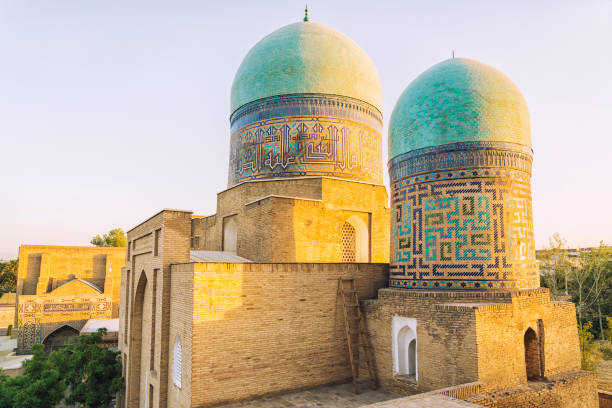 istock Shah-I-Zinda Mausoleums in Samarkand, 1128713038