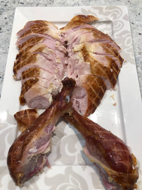 istock Sliced roasted turkey on a platter 1128713081