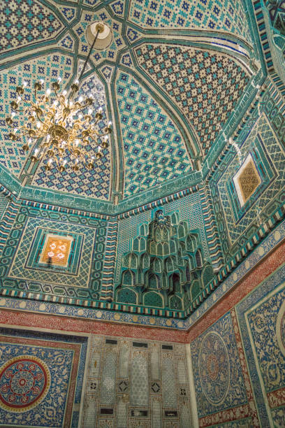 istock Shah-I-Zinda Mausoleums in Samarkand, 1128713990
