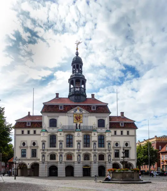 Town Hall in Lüneburg in Lower Saxony. Germany