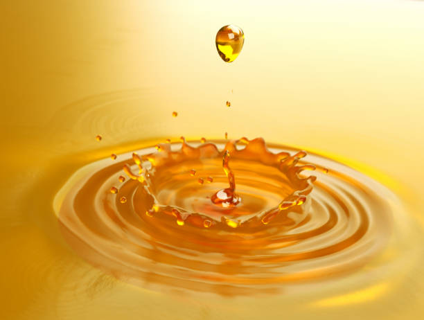 istock Drop of golden oil 1128716109