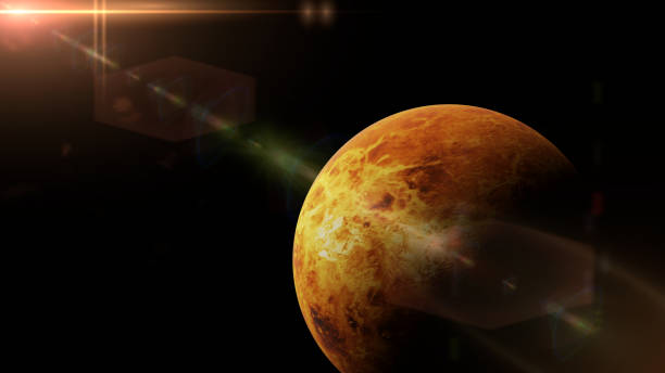 istock planet Venus in front of the bright Sun 1128716139