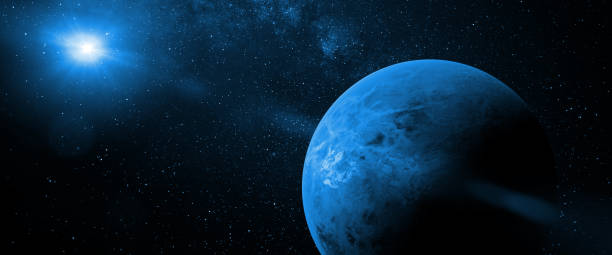 istock planet Venus in front of the bright Sun 1128716263