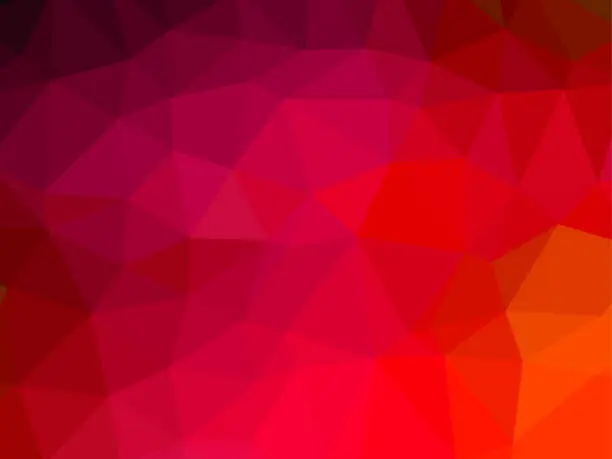Vector illustration of Polygon background pattern - polygonal - red wallpaper - vector Illustration