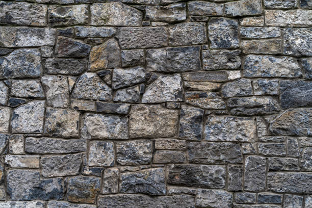 Grungy large stone wall - high quality texture / background stock photo