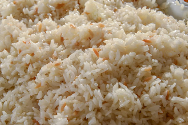 istock Turkish style rice. Traditional Turkish foods; rice pilav. 1128725838
