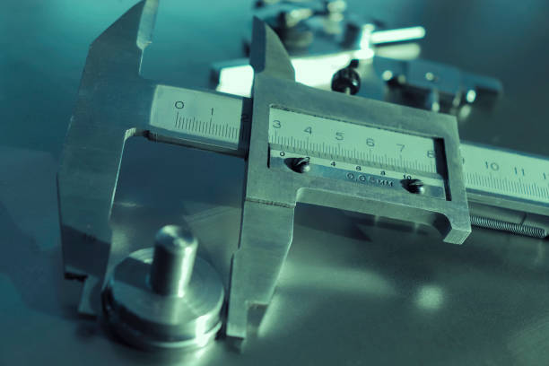 istock vernier caliper - a tool for measuring parts 1128725943