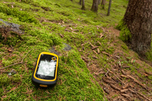 istock finding the right position in the forest with a gps 1128726553