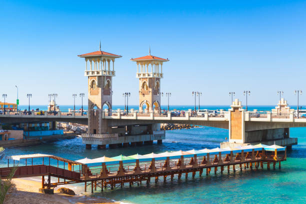 istock Stanley beach and bridge, Alexandria 1128733149