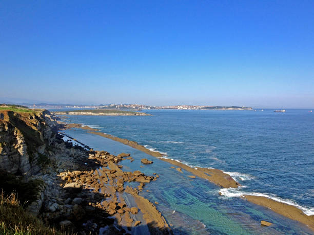Coastal road to Somo, next to Santander