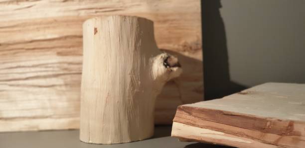 un pezzo di legno. tavola di legno. billetta wood.wooden - woodwooden foto e immagini stock