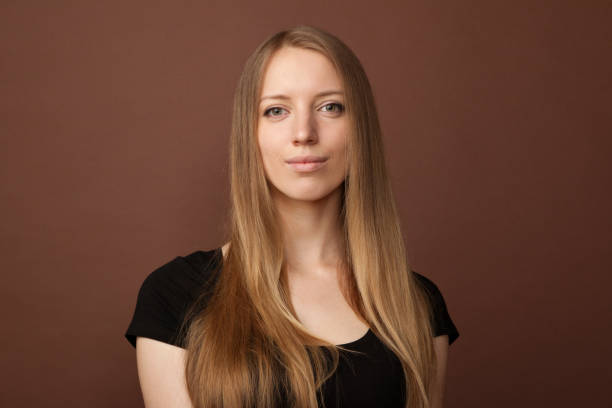 istock Studio portrait of a 20 year old woman 1128740165