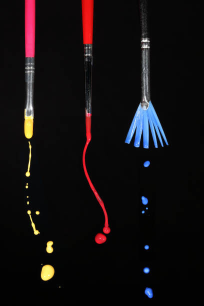 Paint Brushes Tools and Digital Pen Art