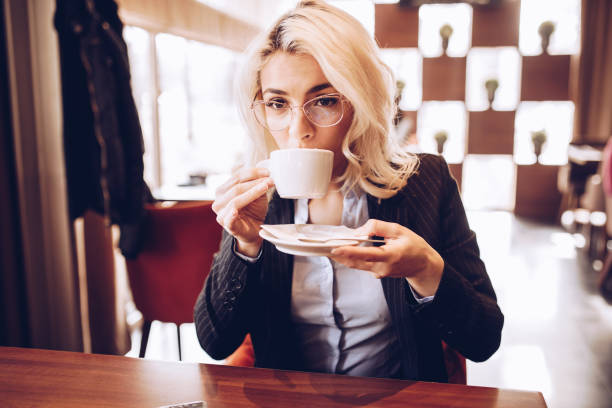 istock I love my espresso long  with warm milk. 1128744665