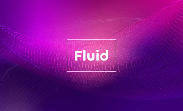 Vector illustration of Abstract Liquid Background