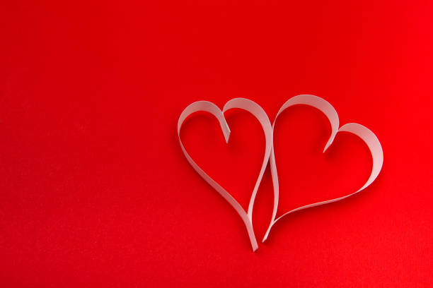 istock Hearts from paper Valentines day 1128747487