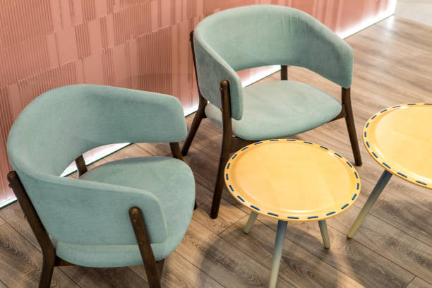 istock two soft chairs and tables are on the floor 1128749215