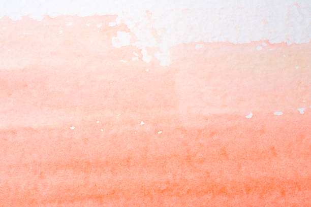 istock watercolor texture background orange. background on textured paper 1128750045