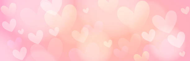 istock Valentine's Day Background with Hearts. Vector Illustration. Banners, Wallpaper, Flyers, Invitation, Posters, Brochure, Voucher Discount. - Vector 1128755928