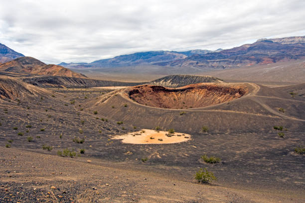 istock Cinder Cone in a Volcanic area in the Desert 1128761014