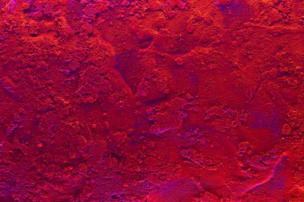 istock vivid style highlighted layered plaster texture - pretty abstract photo background 1128765359