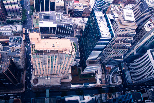 istock Sidney downtown city center aerial view 1128780651