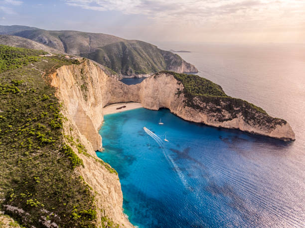 istock Aerial view of Shipwreck Beach 1128785430