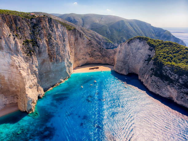 istock Aerial view of Shipwreck Beach 1128785479