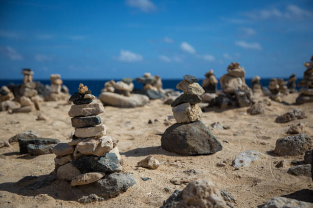 Walking the coastline of Aruba