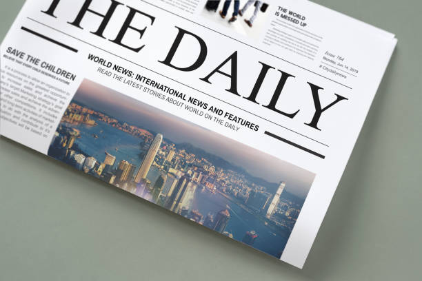 istock The daily news newspaper mockup 1128788708