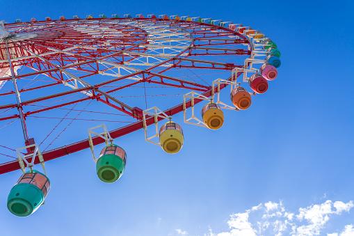 Amazing colorful ferris wheel