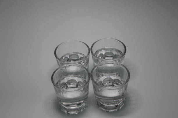 Suzhouzan Transparent soju glass 보드카 stock pictures, royalty-free photos & images