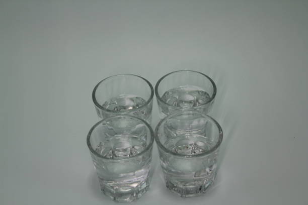 Suzhouzan Transparent soju glass 보드카 stock pictures, royalty-free photos & images