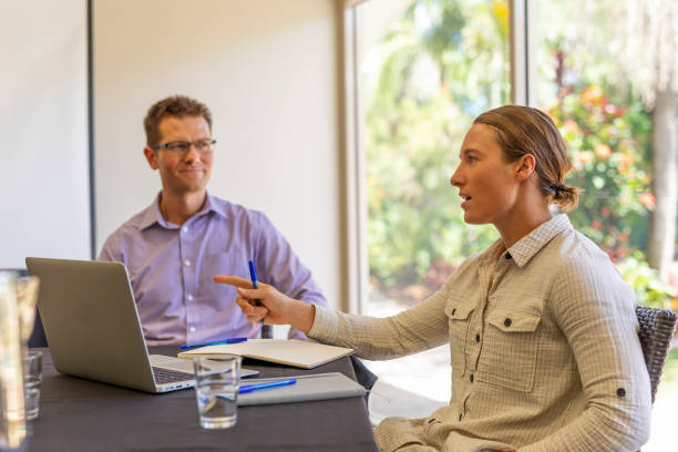istock Business people meeting with a financial planner 1128807789
