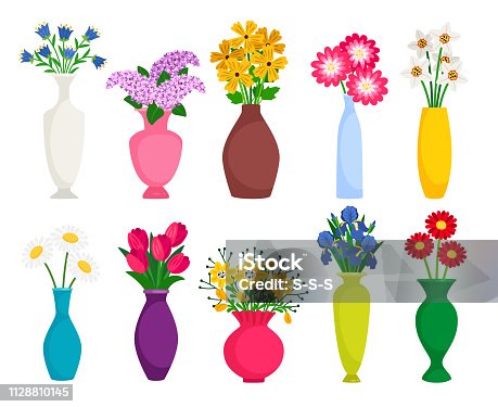 286,643 Flower Vase Stock Photos, Pictures & Royalty-Free Images - iStock | Flower  vase white background, Flower vase isolated, Flower vase vector