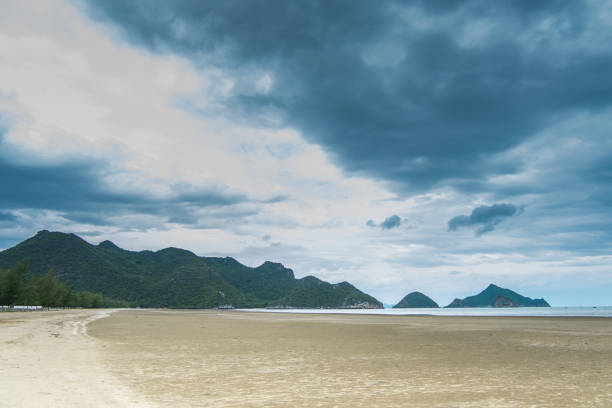 istock Beaches, dunes and mountains in the beautiful sky 1128810207